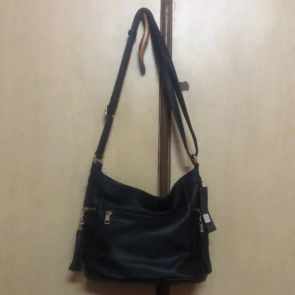 Black Fine leather handbag from Deluxity Los Angeles - Picture 1 of 9